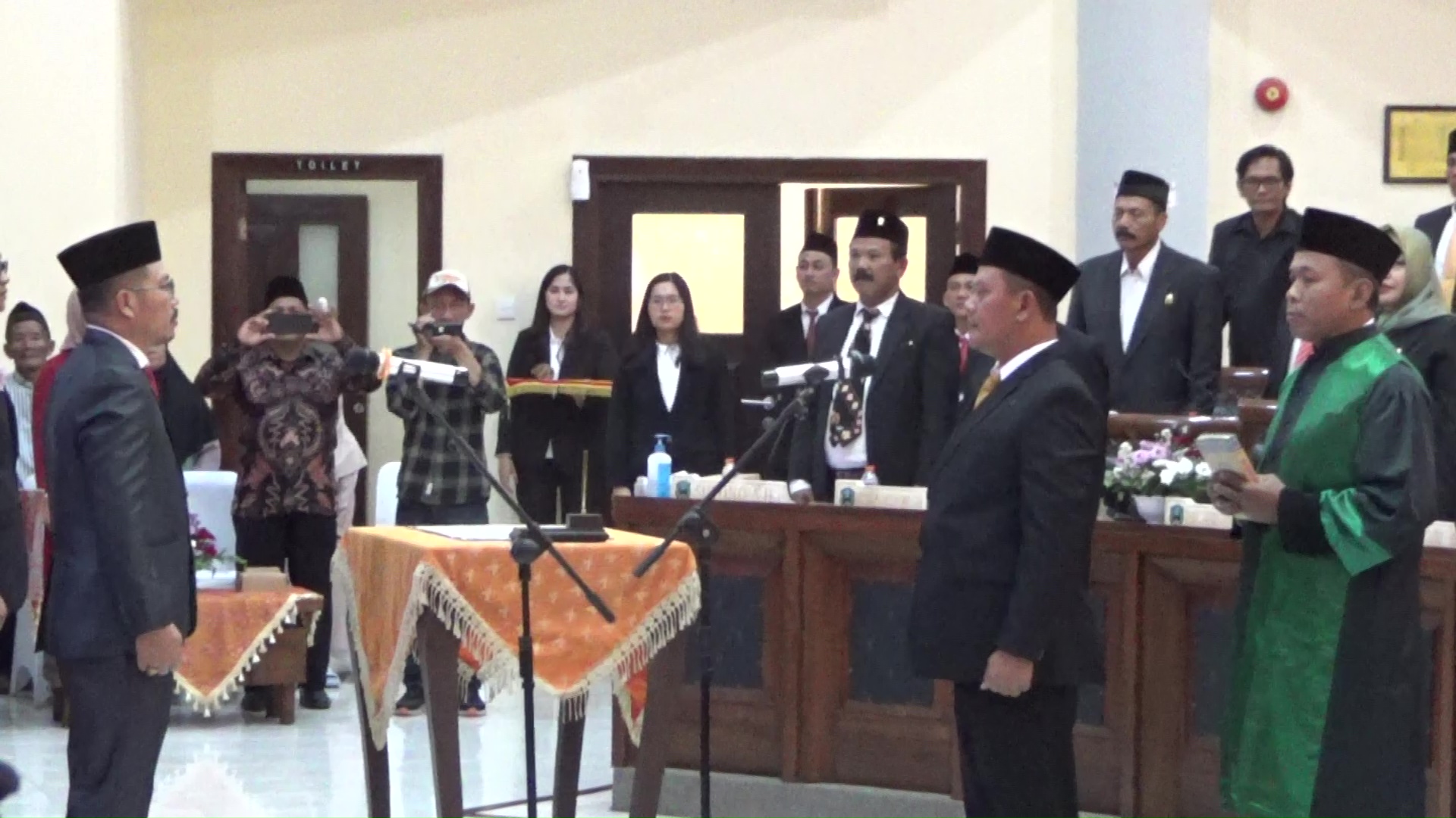 Rudiyanto Resmi Dilantik Gantikan Alm. Suwarno anggota DPRD Kabupaten Magetan