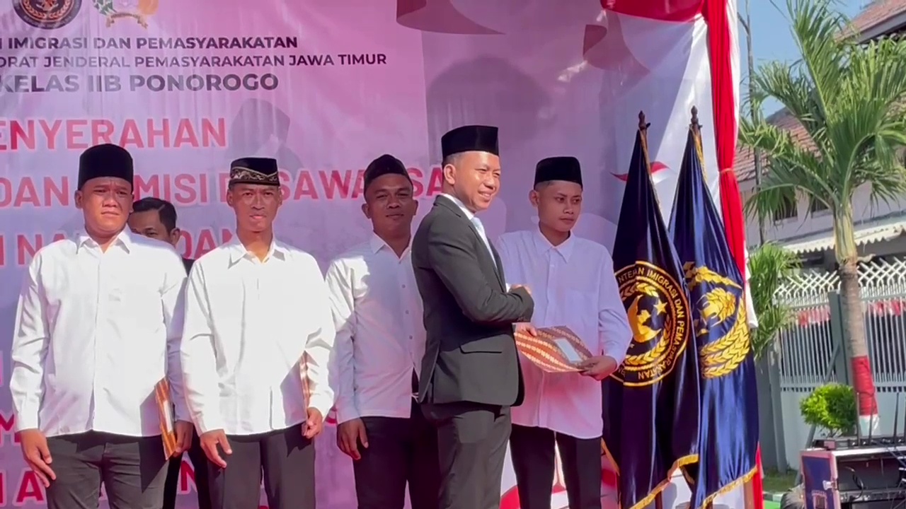 12 Narapidana Lapas Ponorogo Langsung Bebas Usai Dapat Remisi HUT Kemerdekaan
