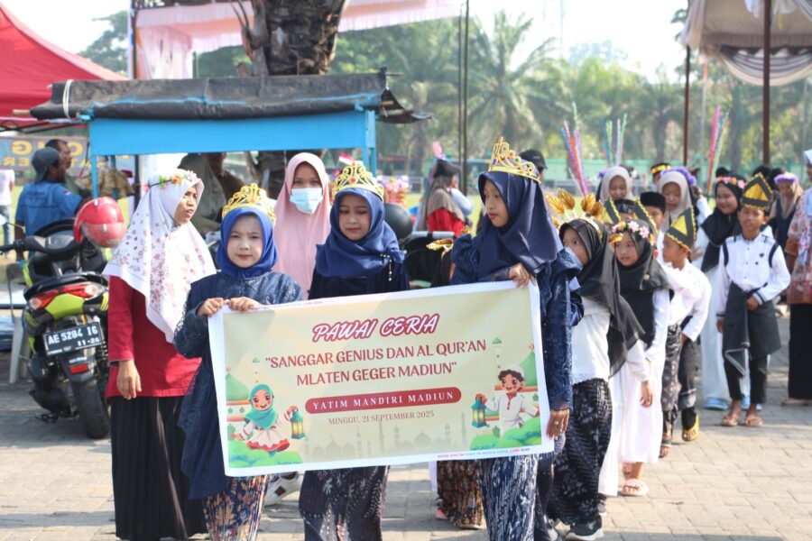 Pawai Genius Ceria: Semarak Edukasi dan Keceriaan Bersama Peserta Binaan Yatim Mandiri