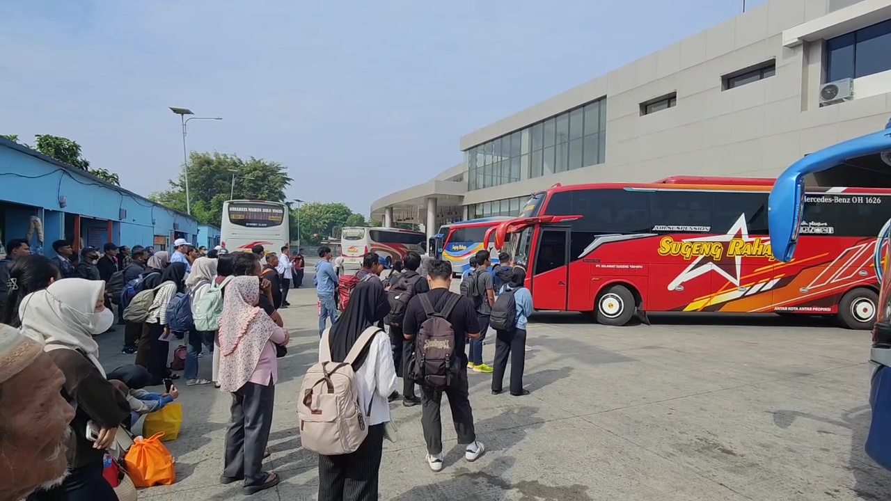 Momen Liburan, Terminal Purboyo Catat 13 Ribu Lebih Penumpang, 7 Bus Eksidentil Disiapkan