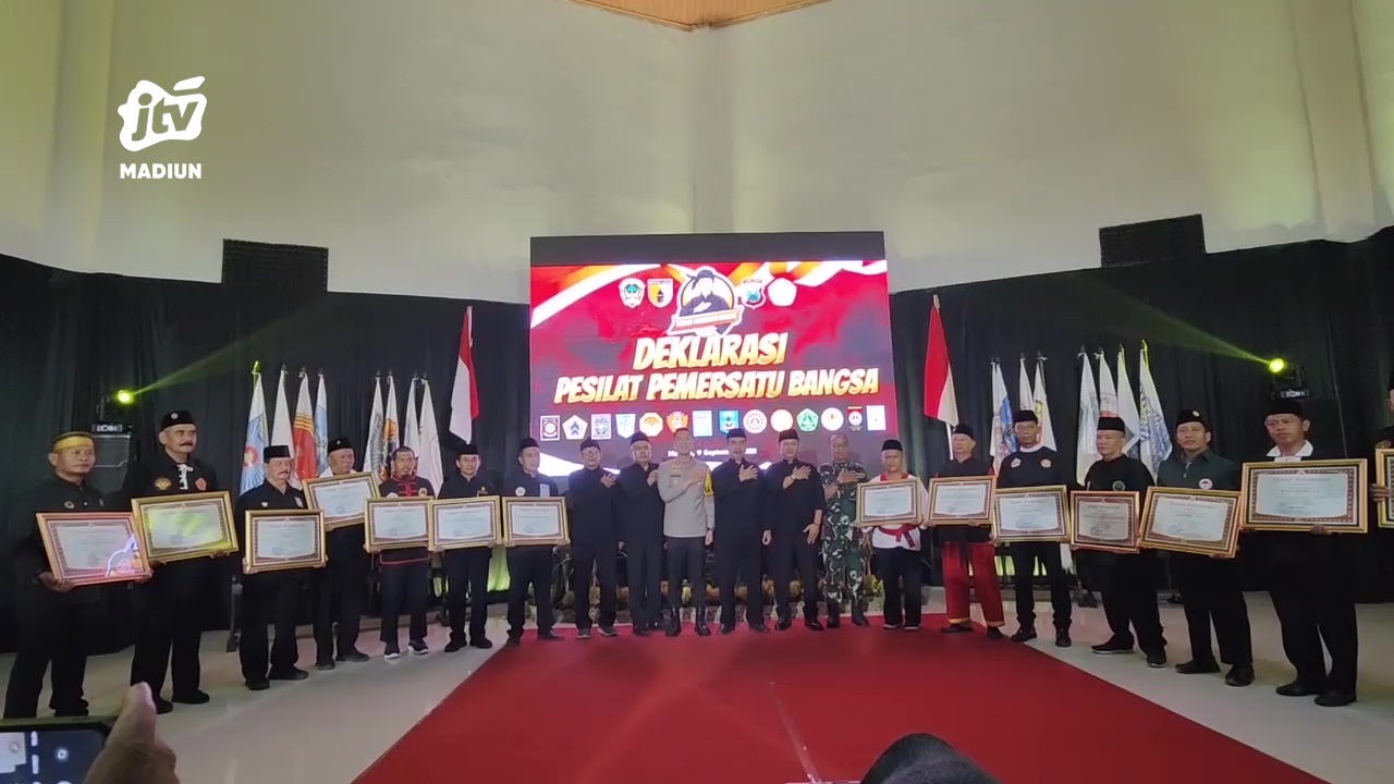 Deklarasi Pesilat Pemersatu Bangsa, 14 Perguruan Silat Dukung Kondusivitas Madiun