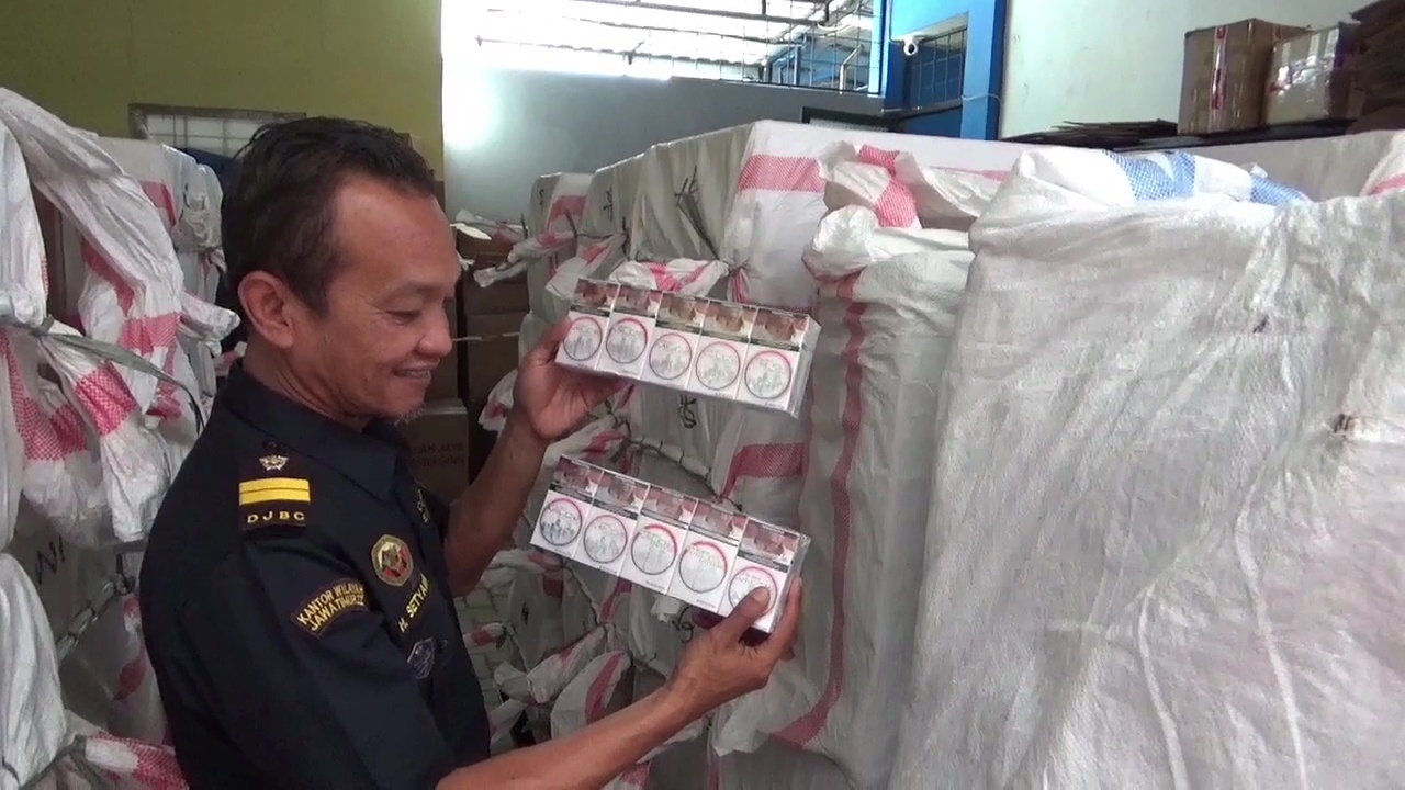 Bea Cukai Gagalkan Pengiriman 1,5 Juta Batang Rokok Ilegal, Kerugian Negara Capai Rp1,5 Miliar