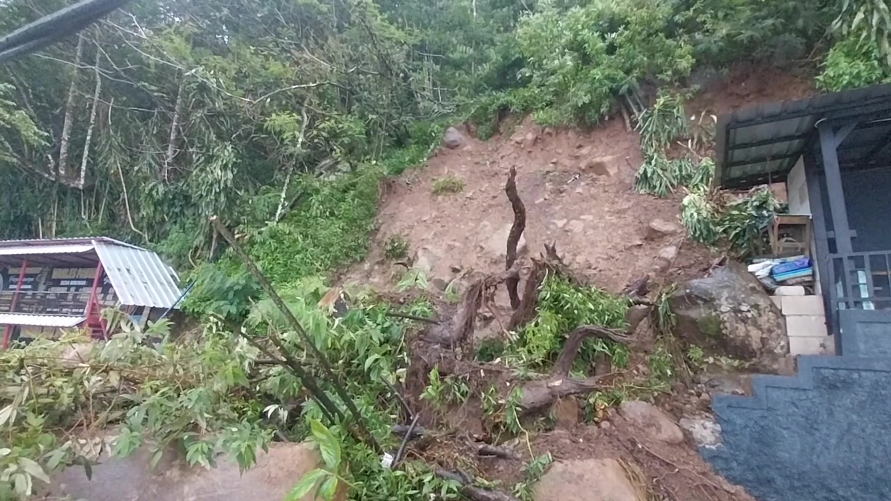 Hujan Deras Picu Longsor, Akses Jalan Telaga Sarangan Sempat Terputus