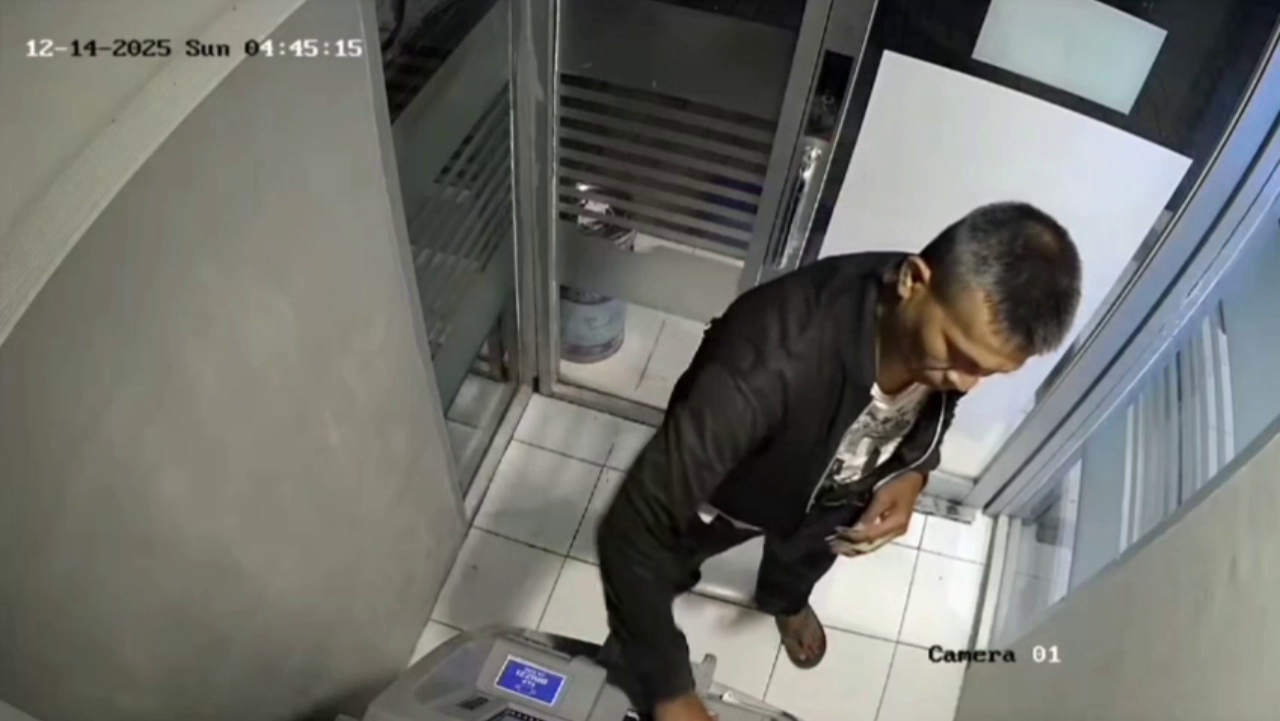 Bobol ATM Tetangga, Warga Ngawi Ditangkap Satreskrim Polres Ngawi