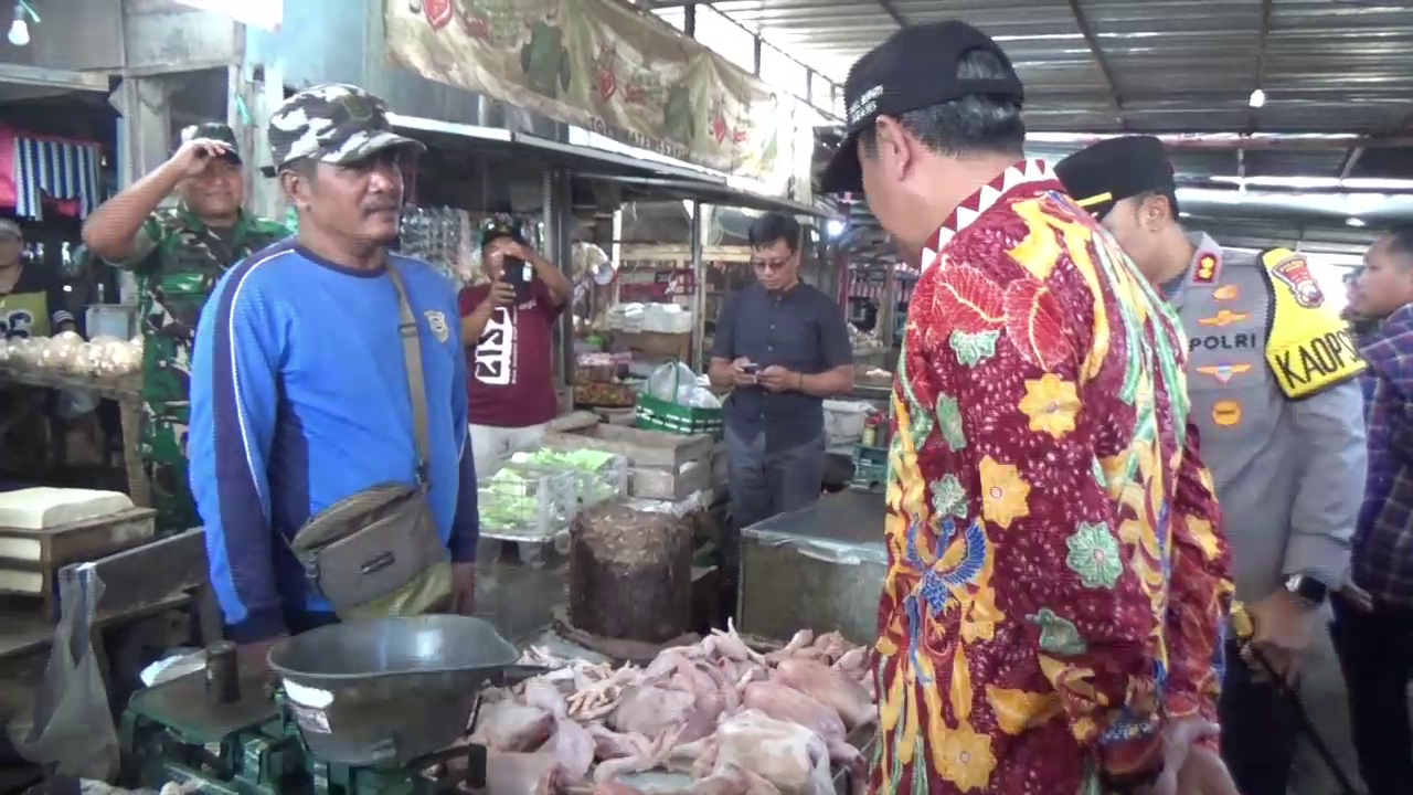 Tim Satgas Saber Pangan Pantau Ketersediaan Bahan Pokok Di Pasar Tradisional
